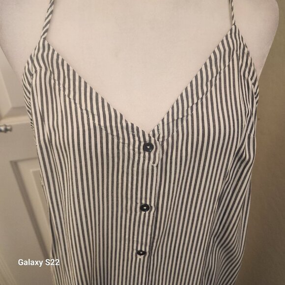 7 For All Mankind Striped Gray Dress - Picture 3 of 12